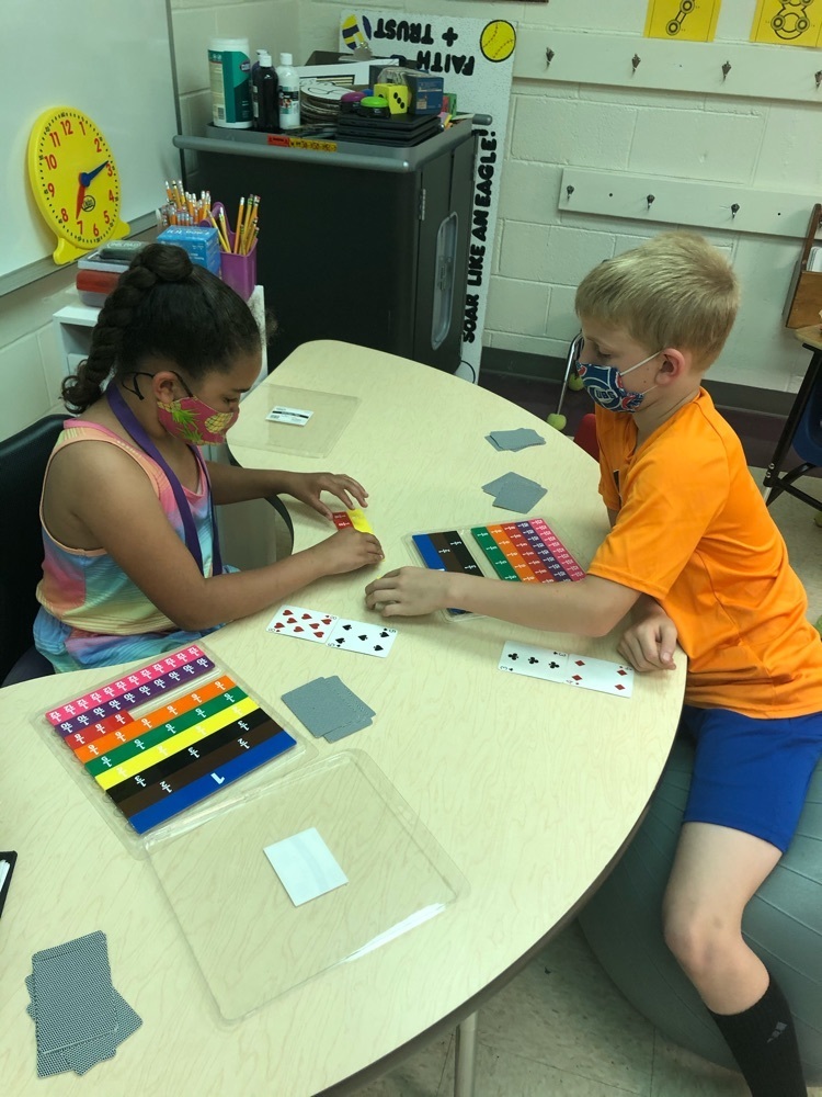 Learning how to play Fraction War 