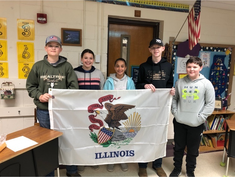 The Gifford Grade School Student Council would like to thank State Representative Michael Marron for the state flag we received. We wrote a letter asking for one to be flown at our school. 